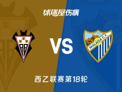 【西乙联赛第18轮】阿尔瓦塞特vs马拉加伤病名单最新(2025年12月14日)