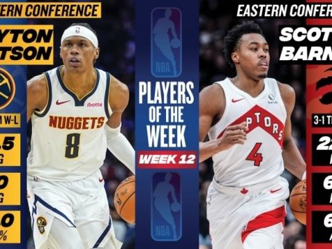 NBA官宣周最佳：沃特森首次当选巴恩斯上榜 小卡阿夫迪亚等获提名