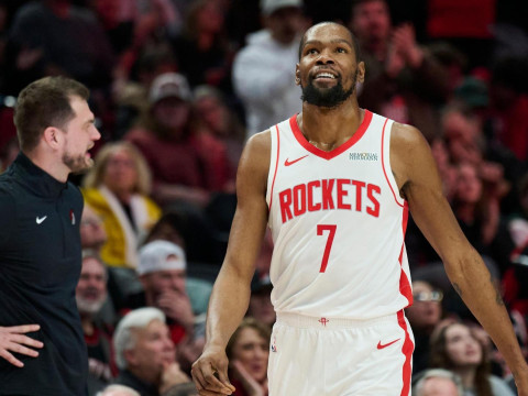 NBA常规赛火箭vs公牛 双方首发阵容出炉！阿门、奥科吉、杜兰特、小贾巴里、申京 