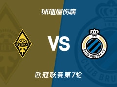 【欧冠联赛第7轮】凯拉特vs布鲁日伤病名单最新(2026年01月20日)