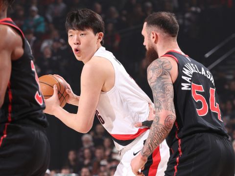 杨瀚森复出第7场0分！开拓者遭双杀结束4连胜 猛龙7人上双制胜