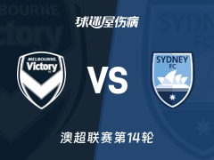 【澳超联赛第14轮】墨尔本胜利vs悉尼FC伤病名单最新(2026年01月26日)