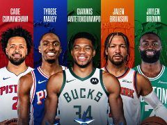 2026nba全明星赛投票结果：字母哥和东契奇领衔东西部