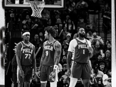 NBA常规赛录像回放完整版-76人vs开拓者全场回放（2.10）阿夫迪亚26+10+8准三双