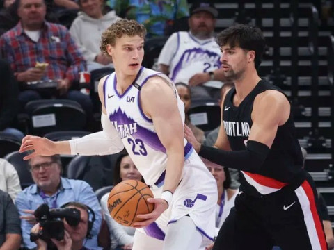 明日NBA常规赛开拓者vs爵士 ESPN预测开拓者客场胜率高达65.3% 爵士胜率34.7%