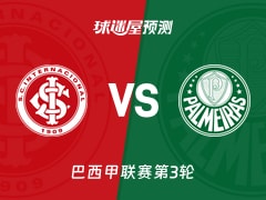 巴西甲比赛前瞻：巴西国际vs帕尔梅拉斯预测分析(2026年02月13日)
