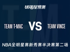 NBA全明星赛比赛前瞻：麦迪队vs卡特队预测分析(2026年02月14日)