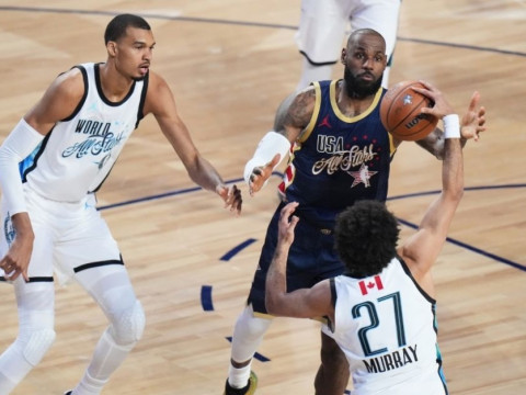 2026NBA全明星正赛录像回放完整版：美国队vs世界队全场回放（2月16日）