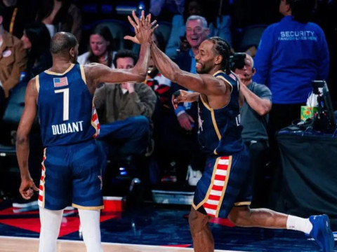 KD真惨！比文班亚马矮一大截 手掌比卡哇伊小一圈 社媒热议上风口