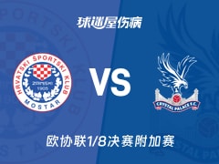 【欧协联1/8决赛附加赛】日林斯基vs水晶宫伤病名单最新(2026年02月20日)