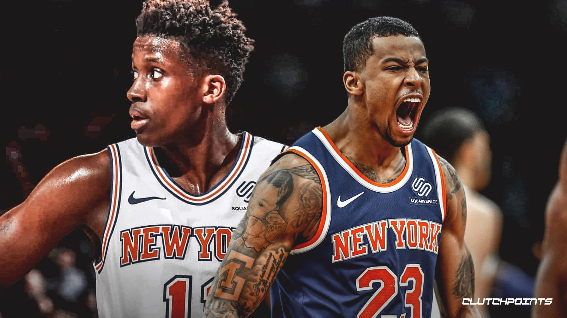 ntilikina)和特里·伯克(trey burke)敞开了大门,两名球员可能会在