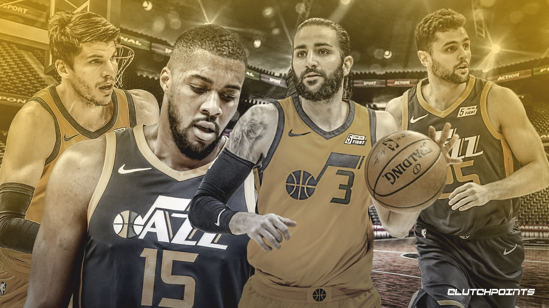 爵士队有四名球员被列入对湖人队的名单