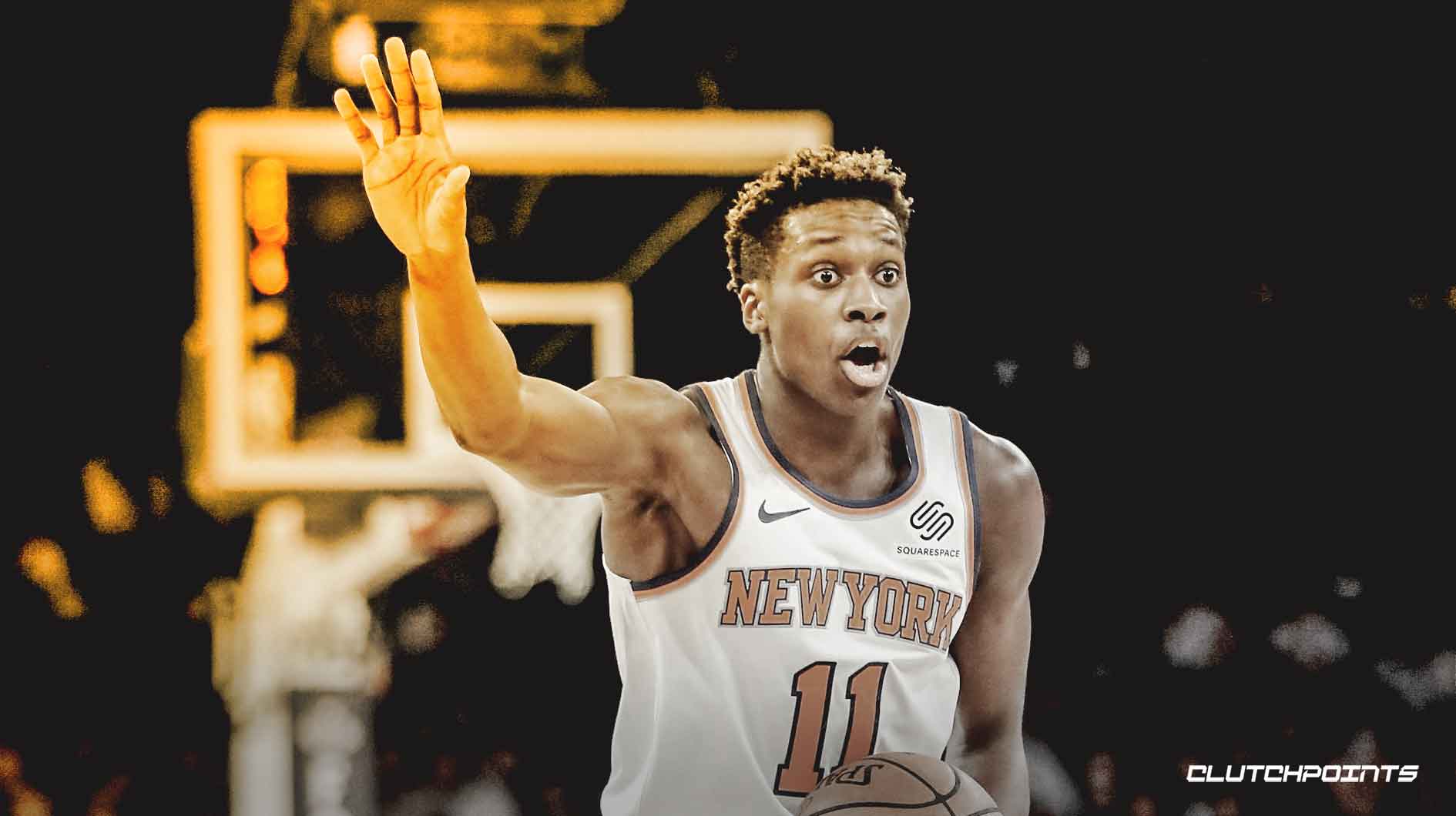 纽约尼克斯队的后卫弗兰克·恩蒂利基纳(frankntilikina)仍然是这个