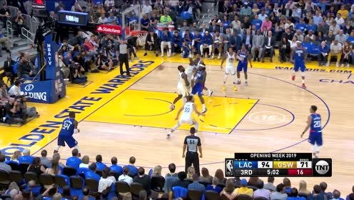 【NBA集锦】哈雷尔也运球过半场 帕特森冷血三分远投命中