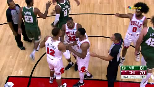【NBA集錦】這球燙手 雙方地板球拼搶激烈