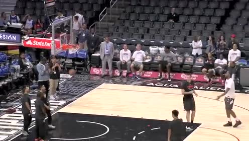 【NBA集錦】fmvp持續(xù)進化中！萊昂納德賽前特訓(xùn)內(nèi)線技術(shù)