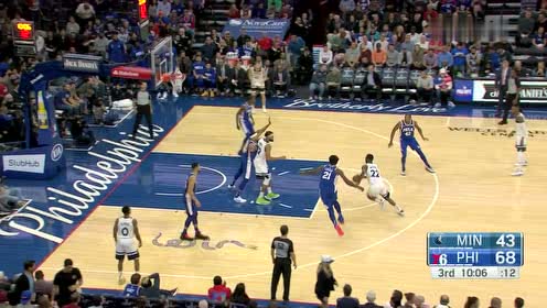 【NBA集錦】頂級得分手對攻 維金斯哈里斯籃下對攻