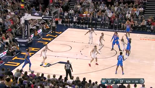 【NBA集錦】敢放他就敢進(jìn) 保羅弧頂小空位三分發(fā)炮一箭穿心