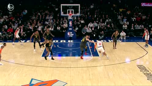 【NBA集锦】莫里斯是这支尼克斯队的大腿 单刀赴会造对抗打进2+1
