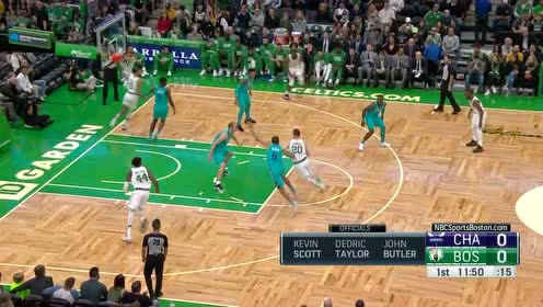 【NBA集锦】水阀一开势不可挡 绿军开局6比0打出进攻小高潮