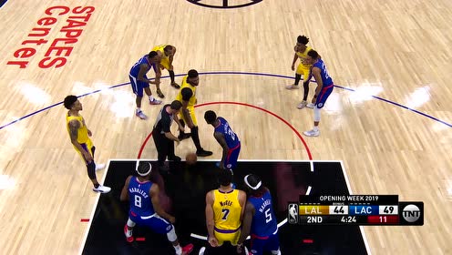 【NBA集锦】过分积极了 跳球环节贝弗利抢跳仍被浓眉抢球