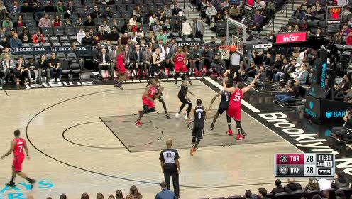 【NBA集锦】穿云箭千军万马来相见 洛瑞频频助攻球队外线三连射