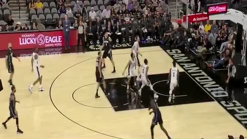 【NBA集锦】世界杯归来手感依旧 富尼耶弧顶三分一发入魂