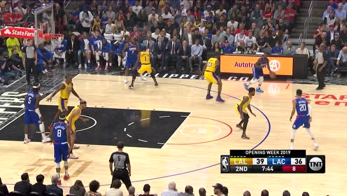 【NBA集锦】无解进攻 莱昂纳德无惧蒙面防守漂移跳投命中