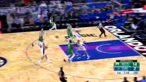 【NBA集錦】布朗持球反擊回傳 海沃德跟進(jìn)接球滑翔暴扣