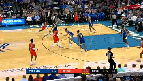 【NBA集錦】施羅德一對一單挑庫里 身體失衡依舊拋投打進