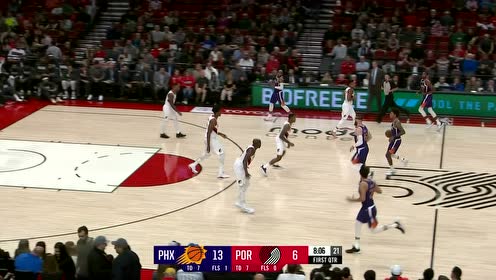 【NBA集錦】猶如訓(xùn)練一般的輕松 烏布雷抬手一擲三分入賬