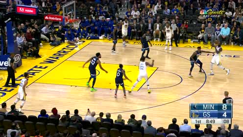 【NBA集錦】竟無人盯防他？庫里果斷張手三分給個教訓