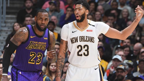 【NBA集锦】昔日对手如今队友 詹姆斯vs戴维斯演绎巨星非凡时刻