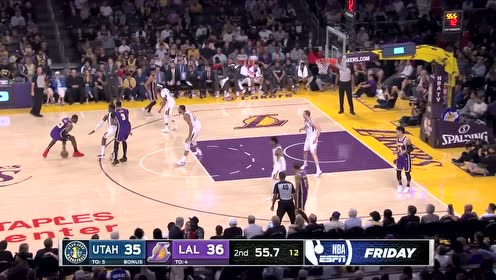 【NBA集錦】詹姆斯連續(xù)做大餅 戴維斯吃到吐連得5分