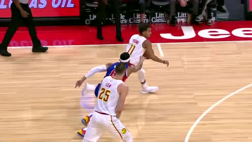 【NBA集锦】为什么联盟都怕灵活的小后卫?看特雷杨这个突进2+1就明白了