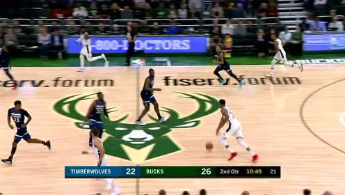 【NBA集锦】希腊怪兽猛虎下山!字母哥长腿奔袭单臂暴扣力大势沉