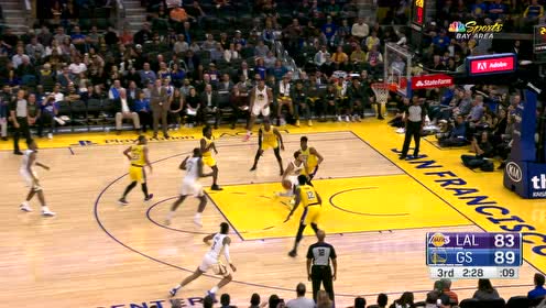 【NBA集锦】带小兄弟们打打 帕斯卡尔连续连线库里得分