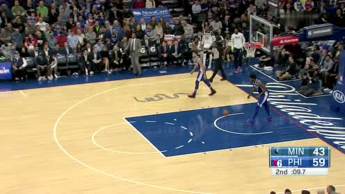 【NBA集錦】半場結(jié)束前三分對飆 內(nèi)皮爾恩比德三分互射