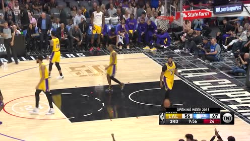 【NBA集锦】帕特森反击三分打停湖人 乔治笔挺西装帅气逼人