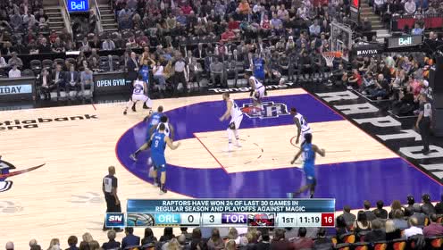 【NBA集锦】开场就互飙!洛瑞干拔三分拿一血艾萨克立刻三分回应