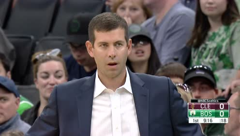【NBA集锦】花园球馆自来熟!肯巴-沃克接球就投三分射中