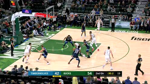 【NBA集锦】唐斯鬼手盖飞布朗 字母哥大手一捞补救暴扣杀伤十足