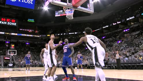 【NBA集錦】蘭德爾一通噼里啪啦 強硬上籃2+1收入囊中