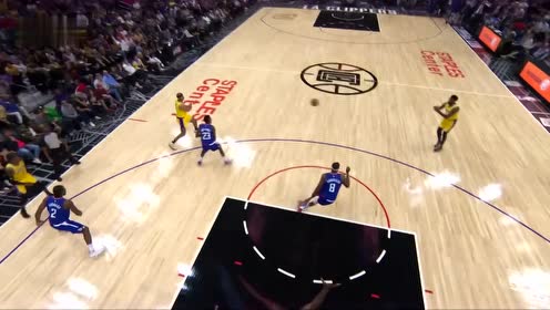 【NBA集锦】贝弗利撕咬式防守詹姆斯 超越自身能力这一幕让人泪目
