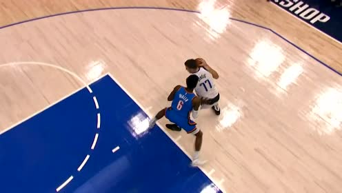 【NBA集锦】手感是真的柔和!东契奇背身强打2+1