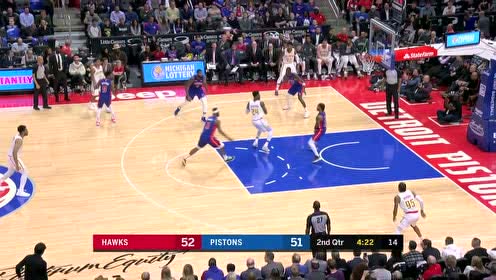 【NBA集锦】灵性妙传穿透防守 特雷杨连线费尔南多内线得手