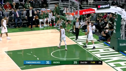 【NBA集锦】乔丹贝尔反击意识相当出色 接马丁长传制导砸筐暴扣