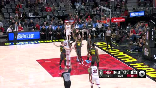【NBA集錦】球到內(nèi)線就是剛 阿德巴約強(qiáng)吃籃下打成2加1