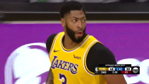 【NBA集锦】干拔迎射+转身2+1 浓眉哥里外全开连拿五分