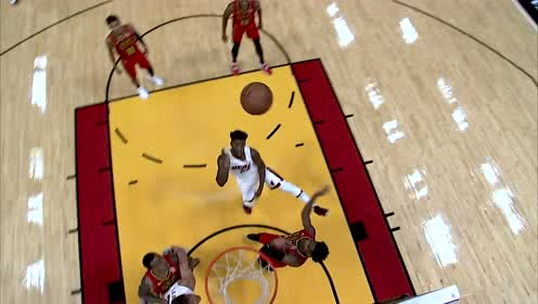 【NBA集錦】新爸爸手感不錯(cuò) 巴特勒空中對(duì)抗隨手一拋打進(jìn)還有加罰